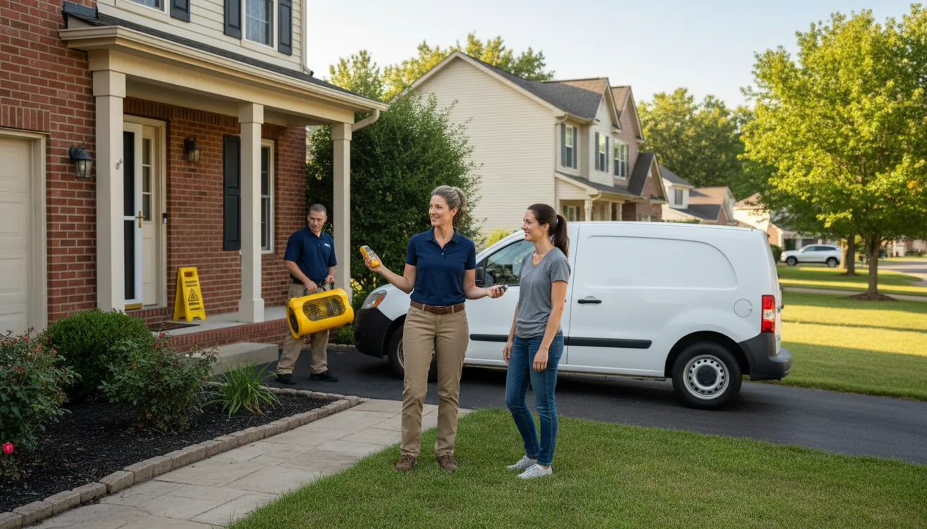 Residential water damage restoration in Clifton, CO